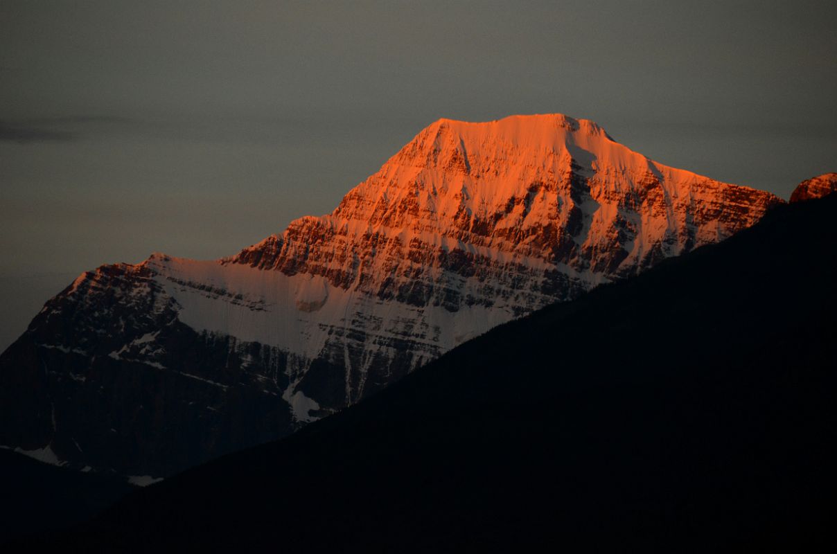 01B Mount Edith Cavell At Sunrise From Jasper